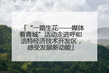 “一路生花——媒体看青城”活动走进呼和浩特经济技术开发区，感受发展新动能