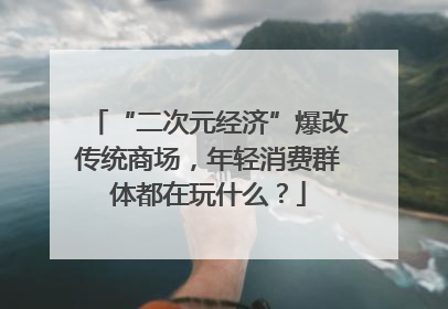 “二次元经济”爆改传统商场，年轻消费群体都在玩什么？