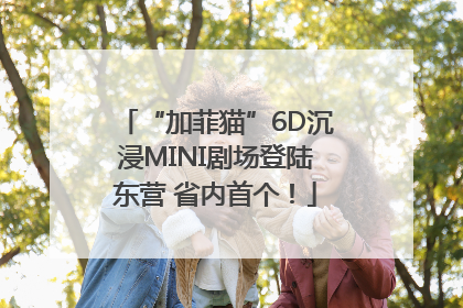 “加菲猫”6D沉浸MINI剧场登陆东营 省内首个！