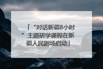 “对话新疆8小时”主题研学课程在新疆人民剧场启动