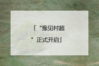 “豫见村超”正式开启