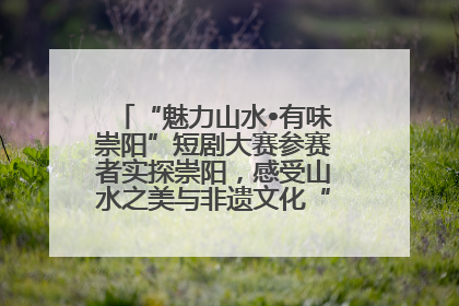 “魅力山水•有味崇阳”短剧大赛参赛者实探崇阳，感受山水之美与非遗文化“提琴戏”魅力