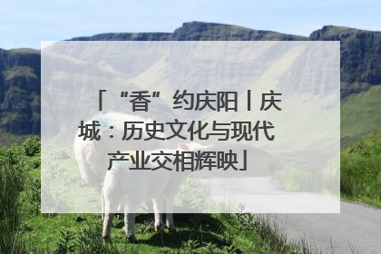 “香”约庆阳丨庆城：历史文化与现代产业交相辉映