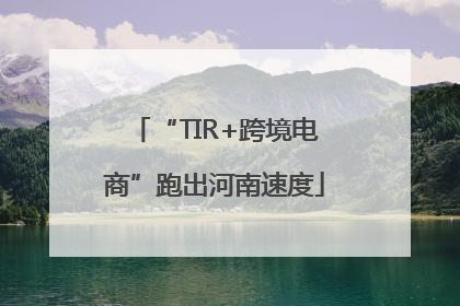 “TIR+跨境电商”跑出河南速度