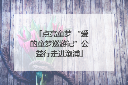 点亮童梦 “爱的童梦巡游记”公益行走进溆浦