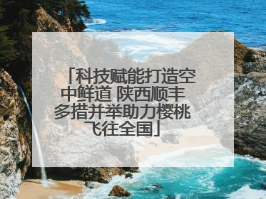科技赋能打造空中鲜道 陕西顺丰多措并举助力樱桃飞往全国