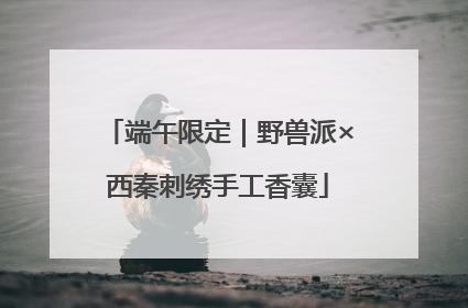 端午限定｜野兽派×西秦刺绣手工香囊