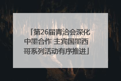 第26届青洽会深化中墨合作 主宾国墨西哥系列活动有序推进