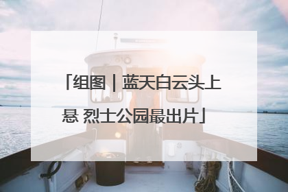 组图｜蓝天白云头上悬 烈士公园最出片