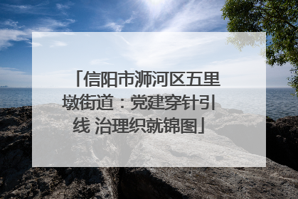 信阳市浉河区五里墩街道：党建穿针引线 治理织就锦图