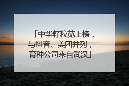 中华籽粒苋上榜，与抖音、美团并列，育种公司来自武汉
