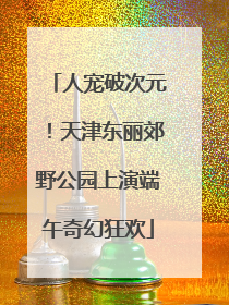 人宠破次元！天津东丽郊野公园上演端午奇幻狂欢