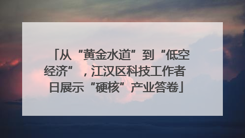 从“黄金水道”到“低空经济”，江汉区科技工作者日展示“硬核”产业答卷