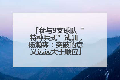 参与9支球队“特种兵式”试训，杨瀚森：突破的意义远远大于顺位