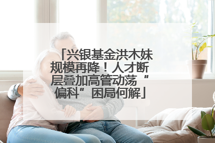 兴银基金洪木妹规模再降！人才断层叠加高管动荡“偏科”困局何解