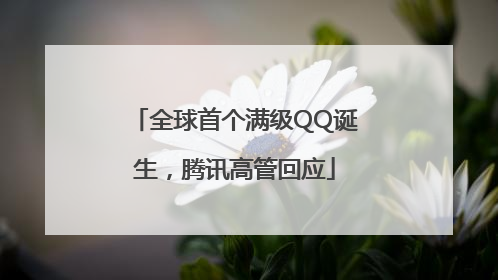 全球首个满级QQ诞生，腾讯高管回应