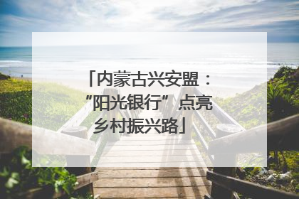 内蒙古兴安盟：“阳光银行”点亮乡村振兴路