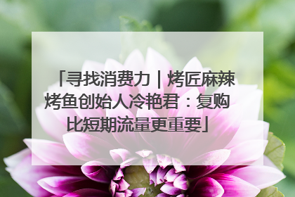 寻找消费力｜烤匠麻辣烤鱼创始人冷艳君：复购比短期流量更重要