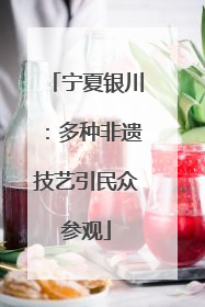 宁夏银川：多种非遗技艺引民众参观