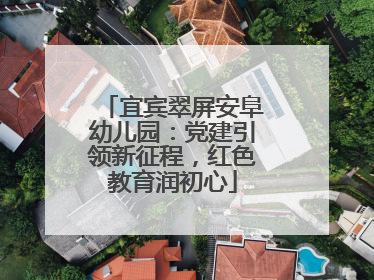 宜宾翠屏安阜幼儿园：党建引领新征程，红色教育润初心