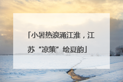 小暑热浪涌江淮，江苏“凉策”绘夏韵