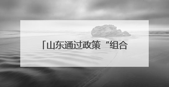 山东通过政策“组合拳”靶向发力 推动民营经济高质量发展