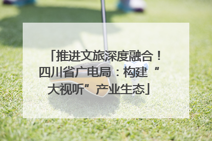 推进文旅深度融合！四川省广电局：构建“大视听”产业生态