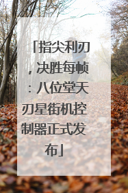 指尖利刃，决胜每帧：八位堂天刃星街机控制器正式发布
