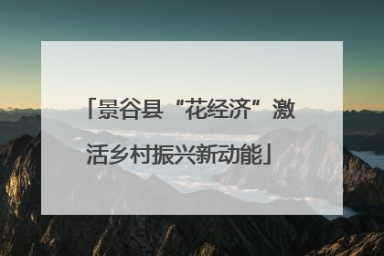 景谷县“花经济”激活乡村振兴新动能