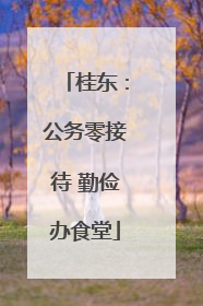 桂东：公务零接待 勤俭办食堂