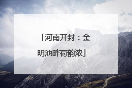 河南开封：金明池畔荷韵浓