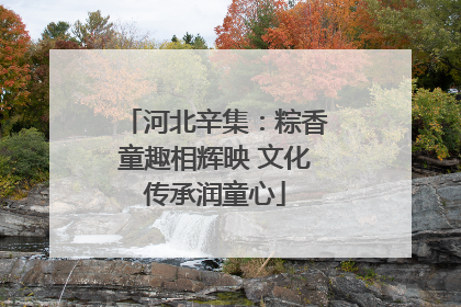 河北辛集：粽香童趣相辉映 文化传承润童心
