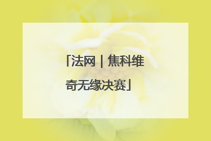 法网｜焦科维奇无缘决赛