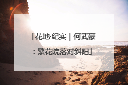 花地·纪实｜何武豪：繁花院落对斜阳
