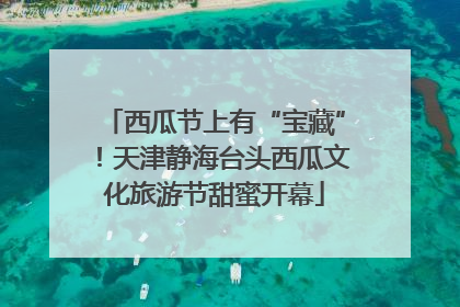 西瓜节上有“宝藏”！天津静海台头西瓜文化旅游节甜蜜开幕