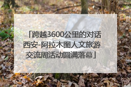 跨越3600公里的对话 西安-阿拉木图人文旅游交流周活动圆满落幕