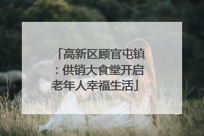 高新区顾官屯镇：供销大食堂开启老年人幸福生活