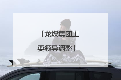 龙煤集团主要领导调整