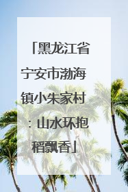 黑龙江省宁安市渤海镇小朱家村：山水环抱稻飘香