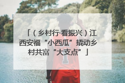 （乡村行·看振兴）江西安福“小西瓜”撬动乡村共富“大支点”