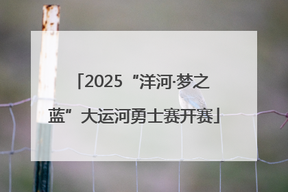 2025“洋河·梦之蓝”大运河勇士赛开赛