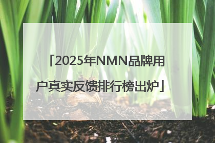 2025年NMN品牌用户真实反馈排行榜出炉