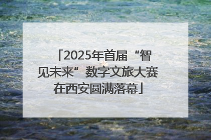 2025年首届“智见未来”数字文旅大赛在西安圆满落幕