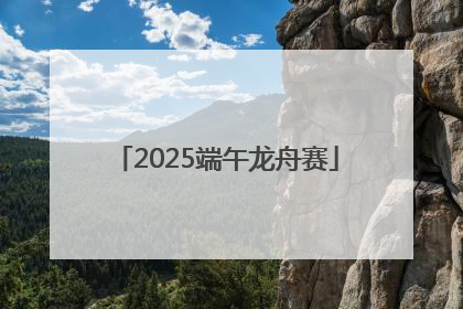 2025端午龙舟赛