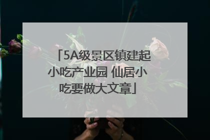 5A级景区镇建起小吃产业园 仙居小吃要做大文章