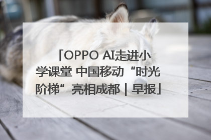 OPPO AI走进小学课堂 中国移动“时光阶梯”亮相成都｜早报